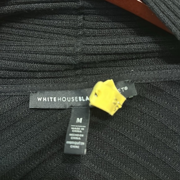 WHBM - Black Cardigan - Size M - Like New - Picture 3 of 3